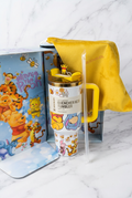 Winnie the Pooh Dupe Stanley- White Sparkley