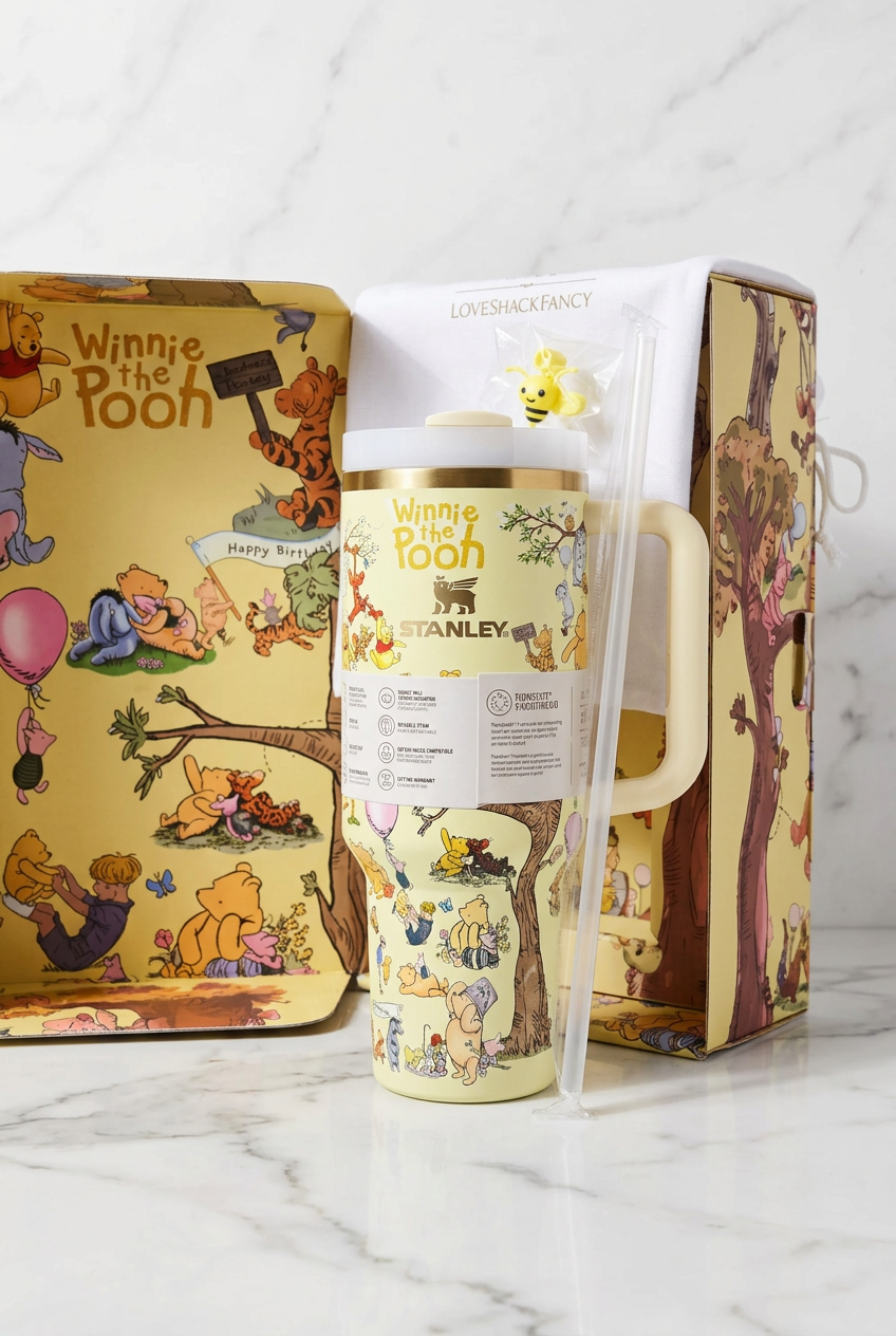 Winnie the Pooh Ivory Dupe Stanley