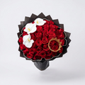 50 Red Roses and Orchids